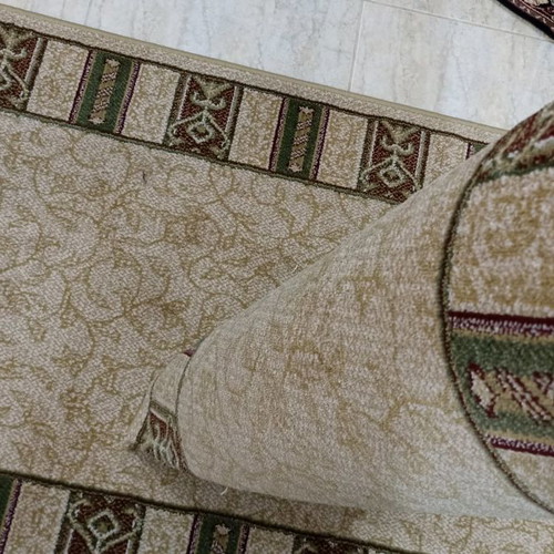 Wool rug runner 0.80x2.60 new in earth tones