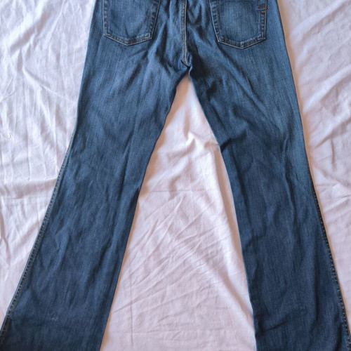 Diesel RAMF vintage jeans, low-rise flare, made in Italy