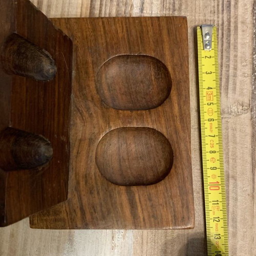 Wooden pipe stand used