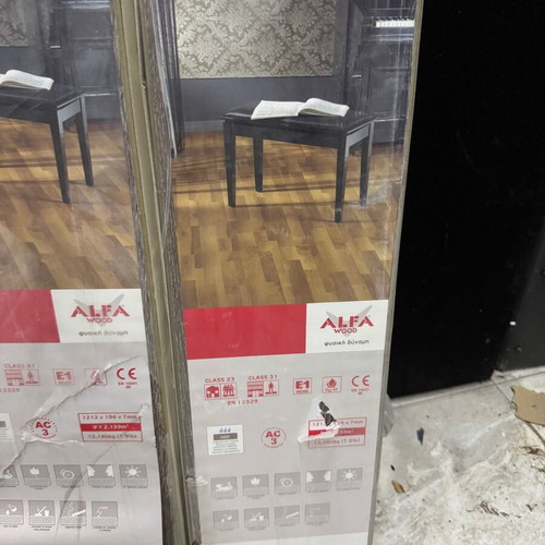 Laminate Alfa Wood 7mm AC3 Grey Oak new, 2.14 m² per pack