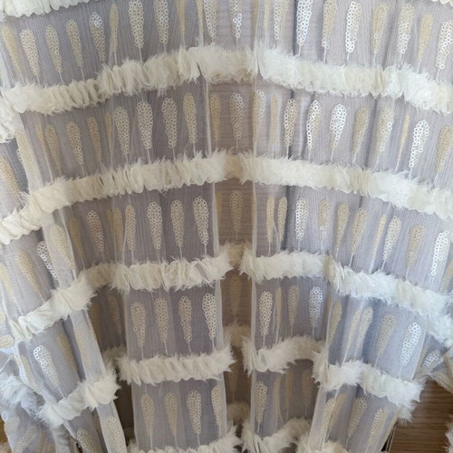 Mya dress like new, size S, gold, ideal for weddings and baptisms