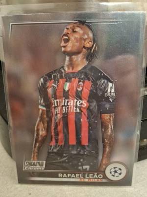 Rafael Leao Topps Stadium Chrome κάρτα σαν καινούργια