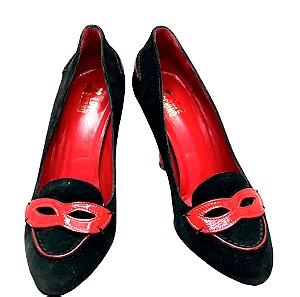 Love Moschino suede heels