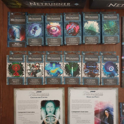 Android Netrunner Base Game and Expansions like new