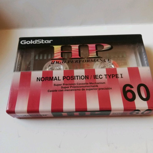 Goldstar HP60 Type I audio cassette new, sealed
