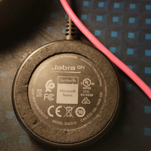 Jabra 20 Stereo USB Headset like new, wired, for Microsoft Teams