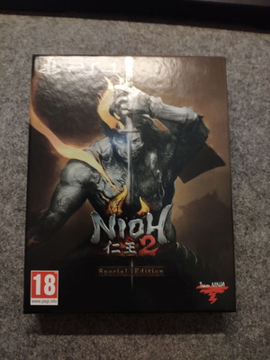 Nioh 2 Special Edition PS4 like new with Steelbook and Artbook