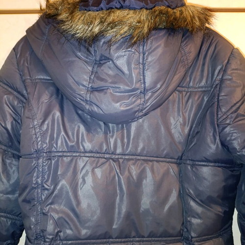 Admiral blue jacket used with hood large