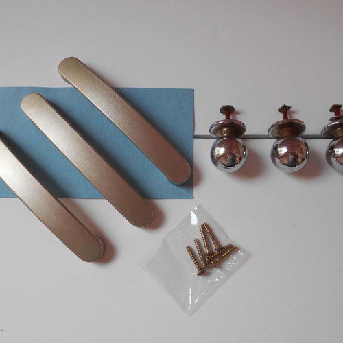 Knobs used for kitchen drawers or cabinet doors, pack of 6