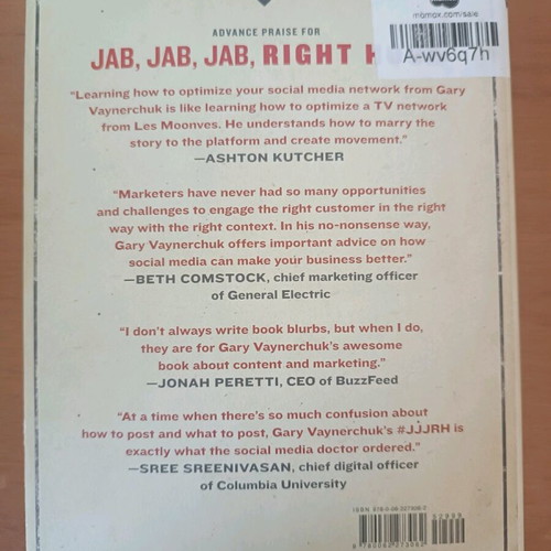 Jab, Jab, Jab, Right Hook book used in English