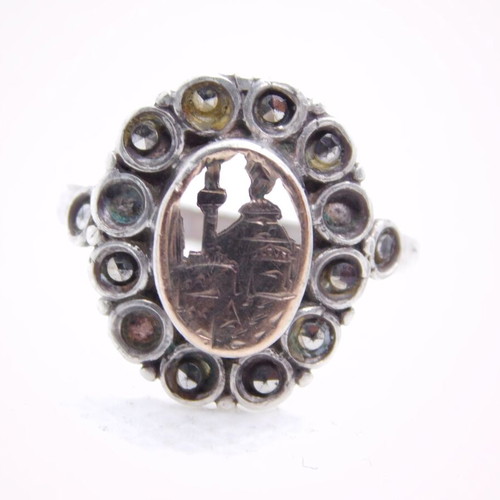 Silver-gold ring Rhodian style 1950-1960