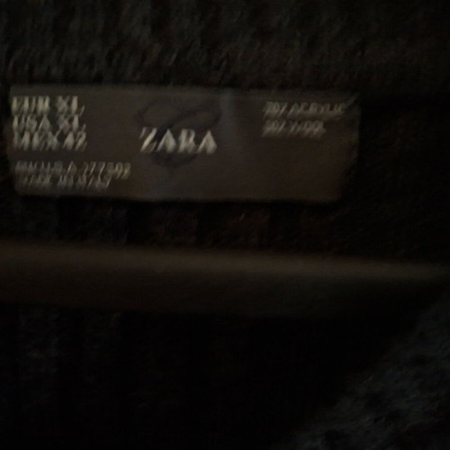 Zara wool sweater XL used, black