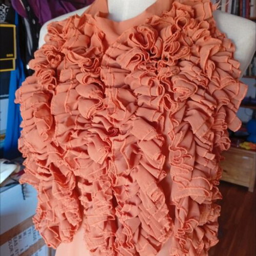 Orange bodysuit L, made in Italy