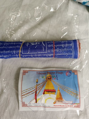Tibetan Prayer Flags new, authentic from Nepal, 5 colors