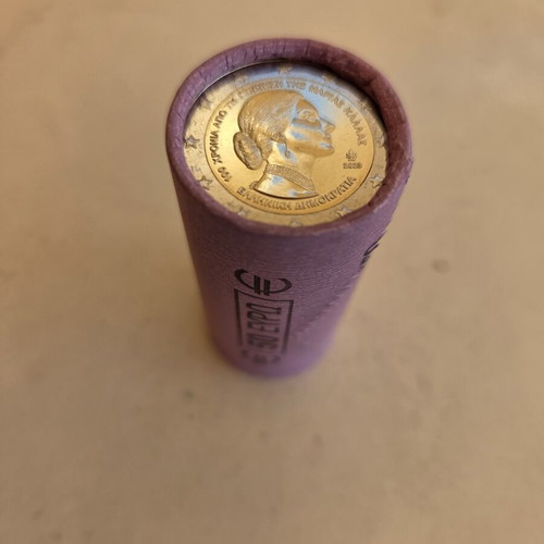 Roll of 25 commemorative 2 euro coins 100 Years from Maria Callas' Birth