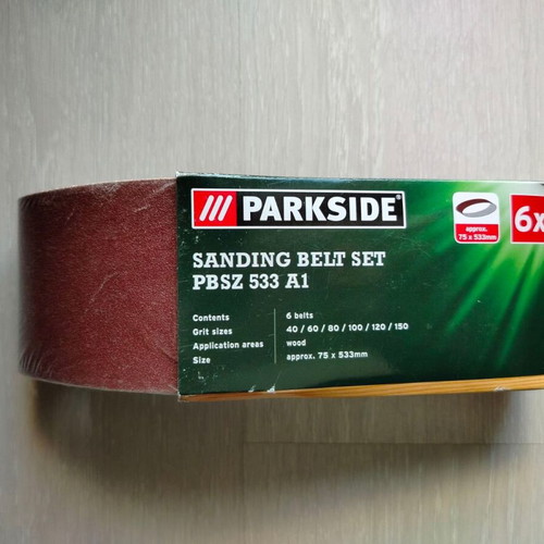 Sanding belt set of 6 new