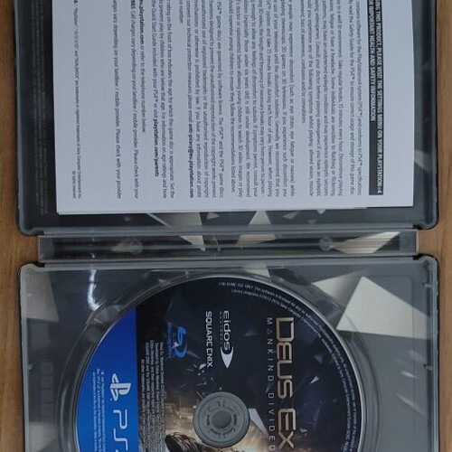 Deus Ex Mankind Divided Steelbook PS4 game, Europe version