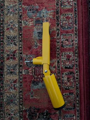 Anti-theft metal handbrake rod like new, mini size with key