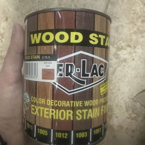ER-LAC Wood Stain Oregon wood preservative varnish 750ml new
