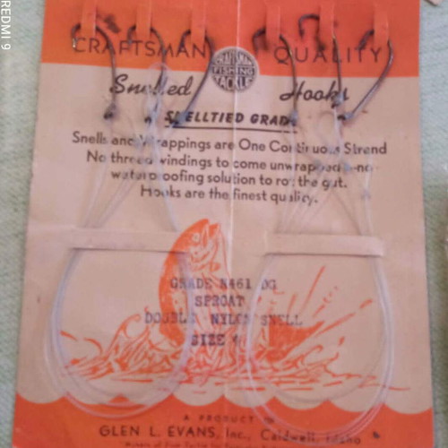 Fishing gear collection 15 pieces vintage used 1940-1960