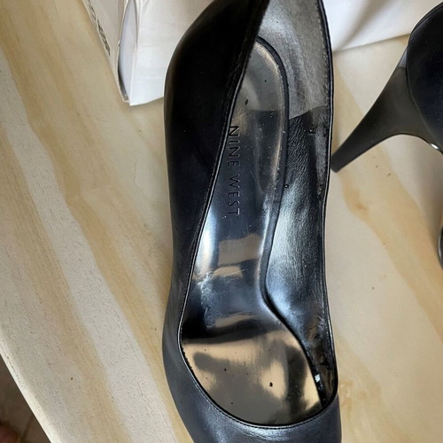 Nine West high heel pumps black like new, size 38.5