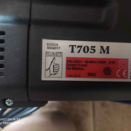 Felisatti drill 780W Italian professional T705 M new