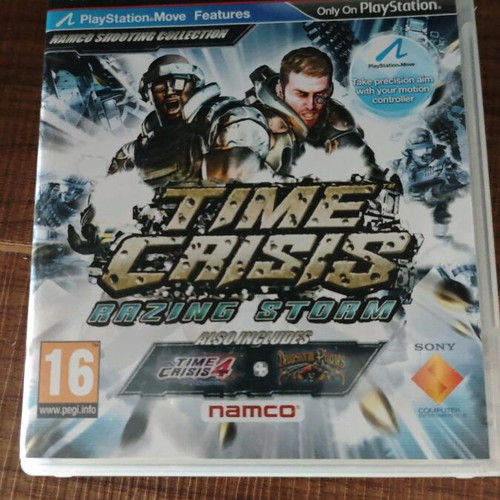 Time Crisis Razing Storm Namco shooting collection used for PlayStation 3