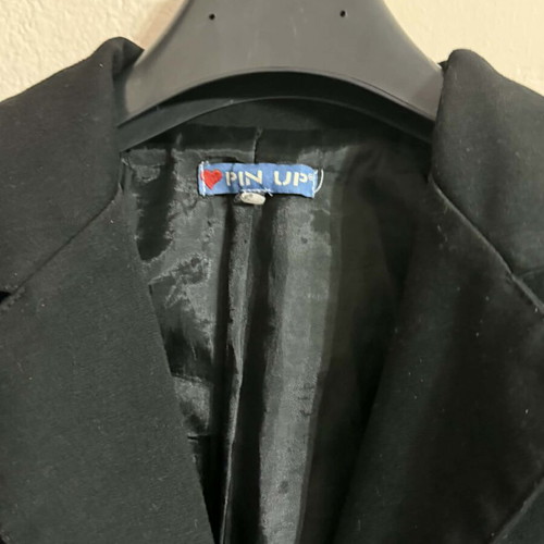 Pin Up blazer used, black fitted, size S