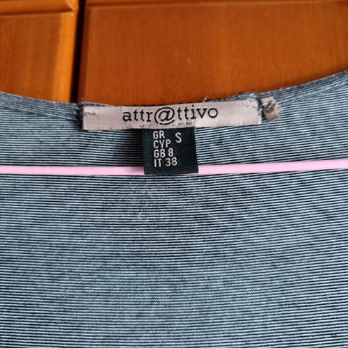 Attrattivo wrap dress like new, gray, size S