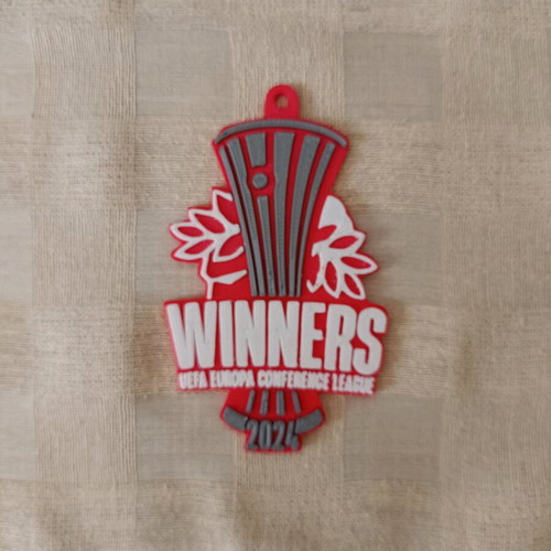 Collectible Conference League Olympiacos keychain new