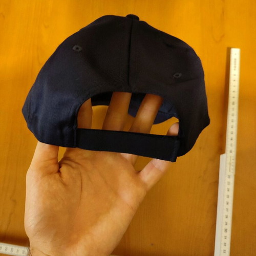 Navy Blue Hat with Velcro New