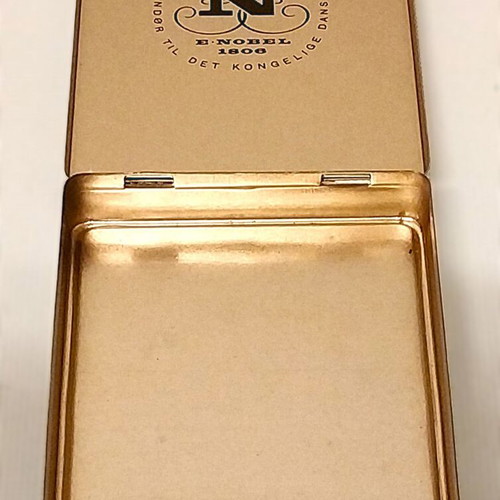 Petit Cigarillos box by Nobel used, iron