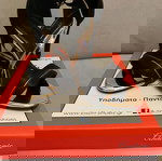  B-Soft Γυναικεία ανατομικά πέδιλα με λεπτό ψηλό τακούνι σε μαύρο χρώμα