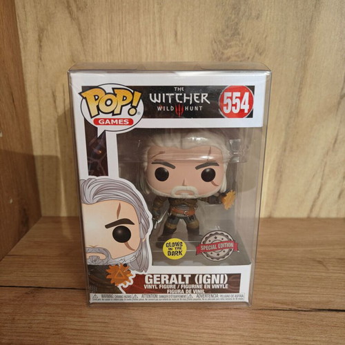 Funko Pop! The Witcher Wild Hunt Geralt #554 Special Edition like new
