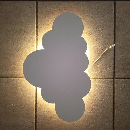 Wall decorations with light set, MDF, like new