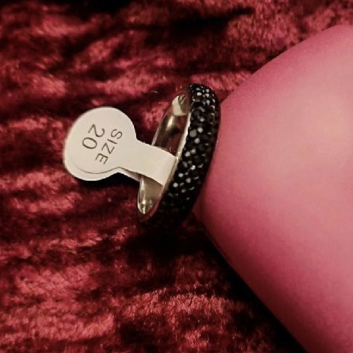 Black full band ring new