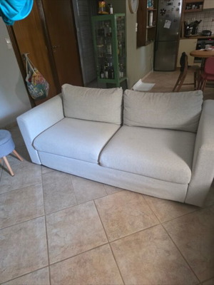 IKEA Vimle sofa bed like new, light gray/beige, double bed