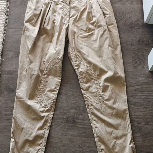 Rococo beige summer chino pants in riding style, like new