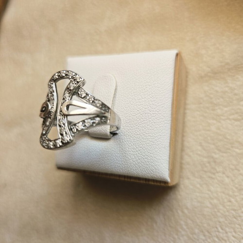 White gold ring 585 14K
