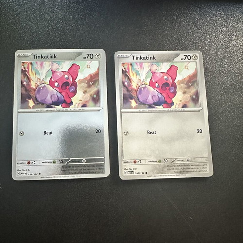 Tinkatink 096/132 Mega Evolution Pokemon card