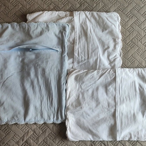 Knitted decorative pillowcases like new, set of 3 pieces ZaraHome