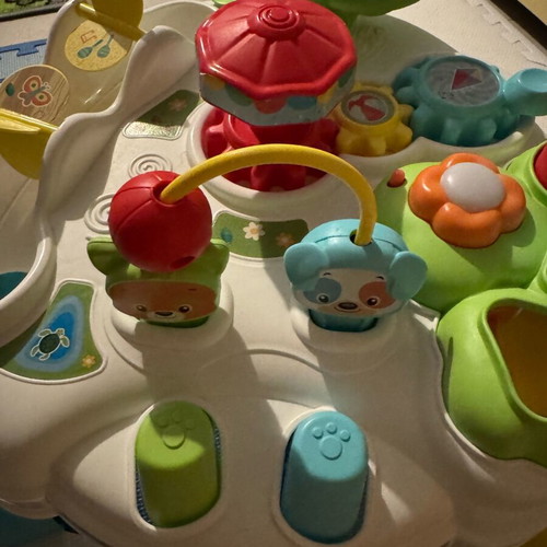 Clementoni activity table used, with sound, missing triangle