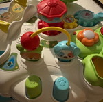 Clementoni activity table used, with sound, missing triangle