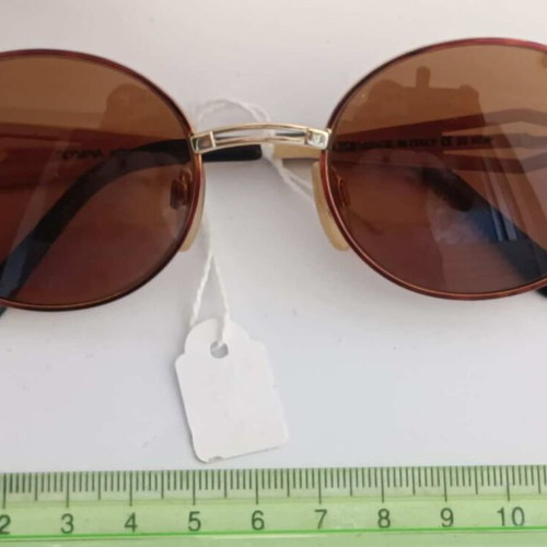 Hilton Olympia 400 22k GP Luxury Sunglasses like new, brown gold