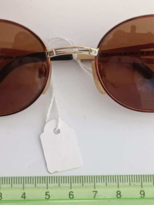 Hilton Olympia 400 22k GP πολυτελή γυαλιά ηλίου like new, καφέ χρυσά