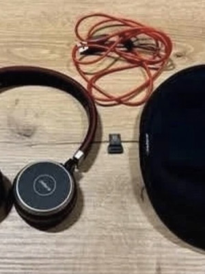 Jabra Evolve 65 TE Link 390A MS ακουστικά σαν καινούργιο, υβριδική σύνδεση