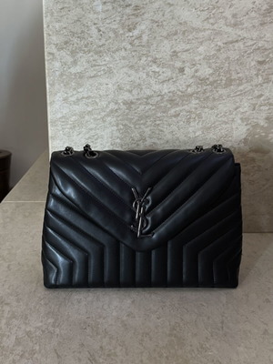 YSL Shoulder Bag black like new