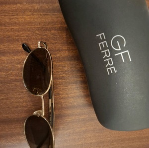 Γυαλιά ηλίου Gianfranco Ferre unisex, χρυσά, σε άριστη κατάσταση