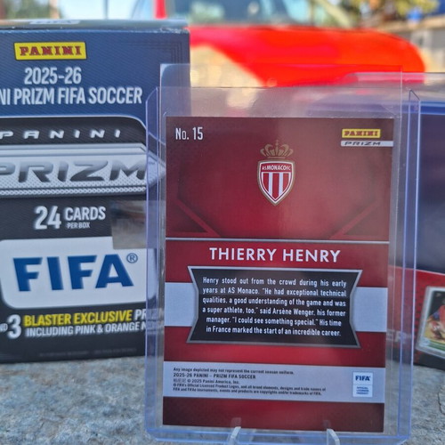 2025-26 Panini Prizm FIFA Soccer Thierry Henry AS Monaco Base Set #15 like new
