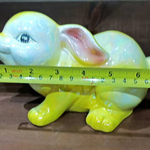 Vintage yellow Easter decorative bunny 90s new